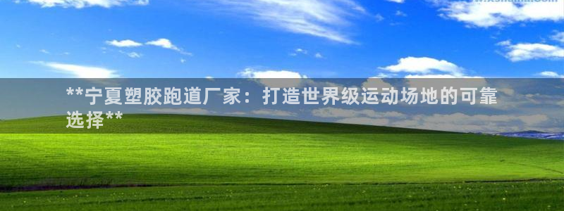 谈球吧咋样黑钱：**宁夏塑胶跑道厂家：打造世界级运动场地的可靠
选择**